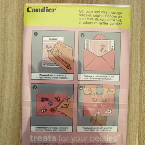 Nwt Candier The Honest Zodiac Libra Sign  Bracelet Gift Pack New - Picture 2 of 2